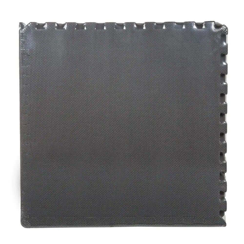 Sorbus Foam Floor Mat Pieces Light Gray Home Gym locking Tiles 12 Pcs. 24" x 24"